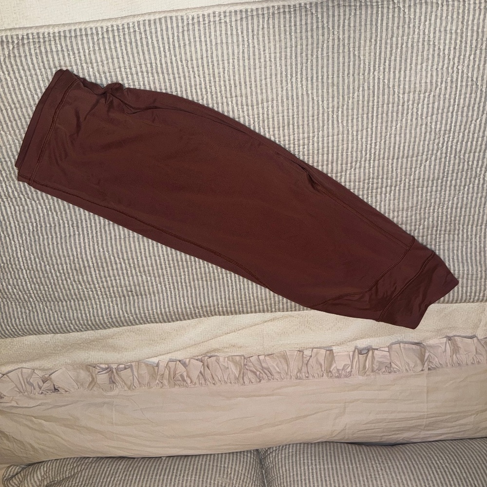 light maroon lululemon leg pants high waisted